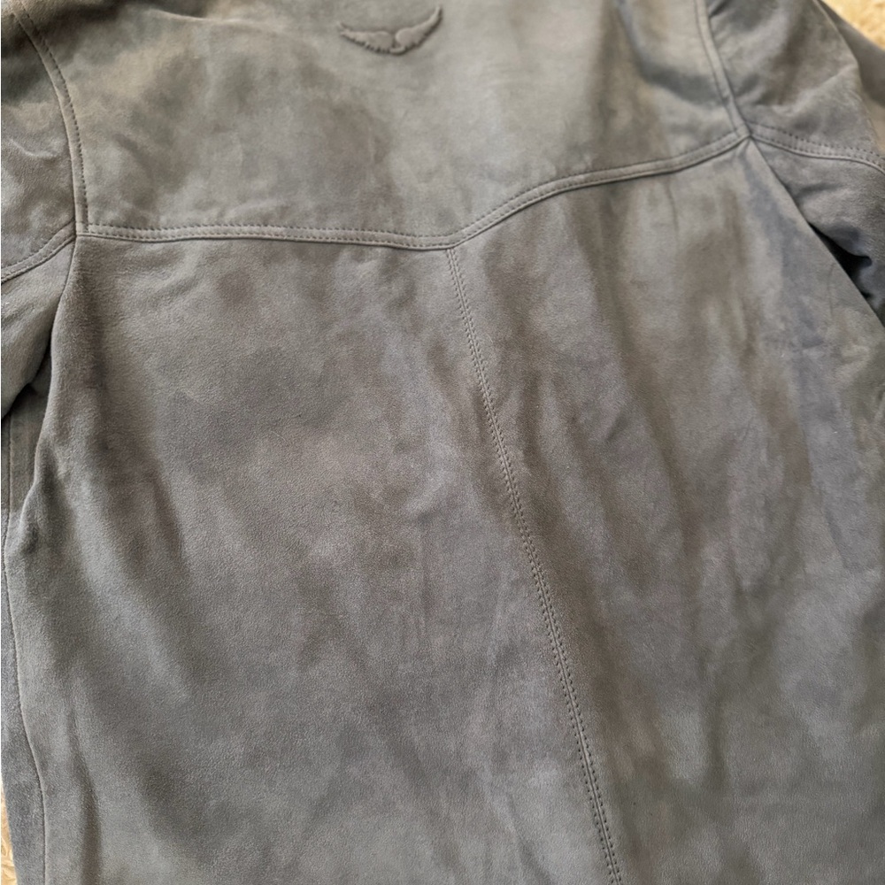 Zadig & Voltaire Laron 100% Suede Jacket NWT ~ Size XS ~ Retail $848 - Picture 8 of 13